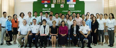 Formation sur la contrefaçon des médicaments au Cambodge