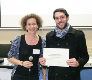 Judith Mueller (directrice adjointe du réseau doctorale) et Guillaume Hébert