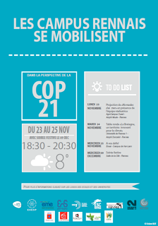 COP 21, les campus rennais se mobilisent…