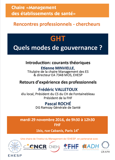 Groupements hospitaliers de territoires (GHT), quels modes de gouvernance ?