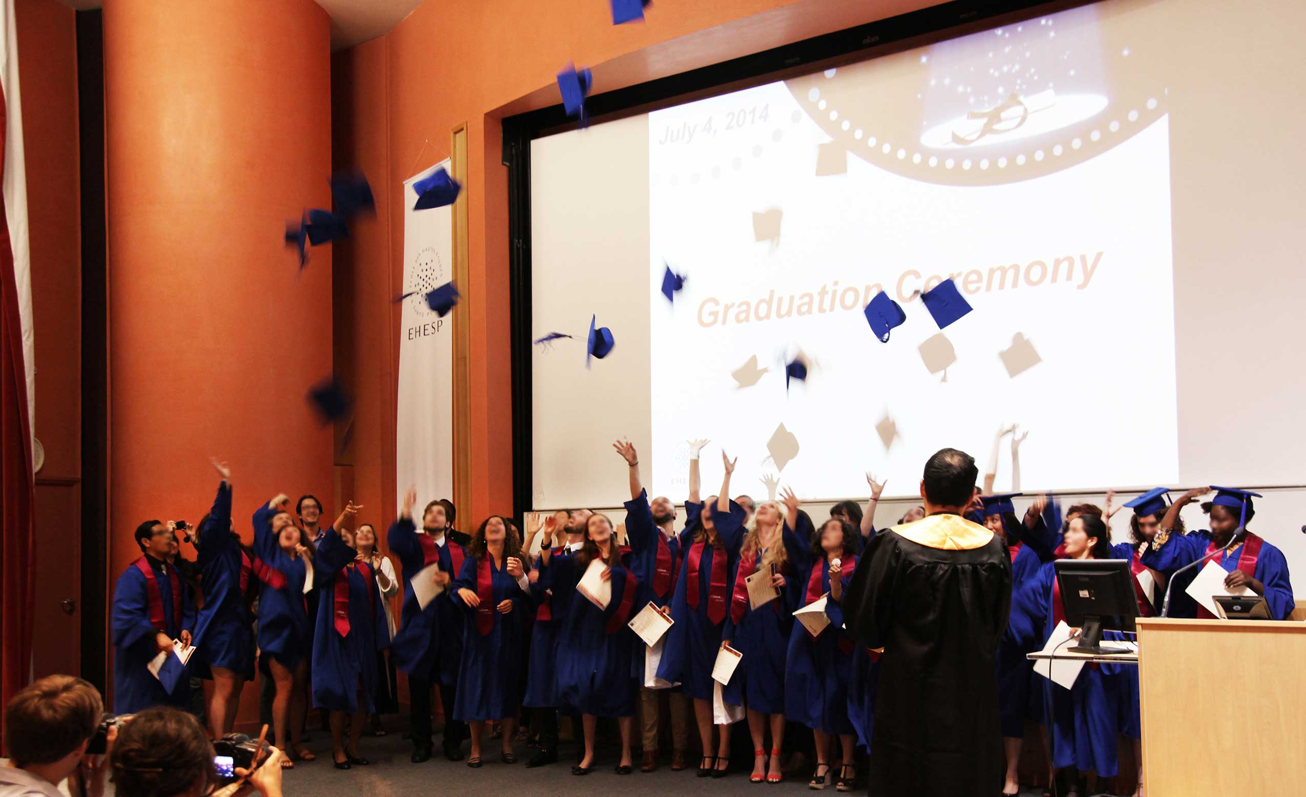 Remise des diplomes des etudiants internationaux