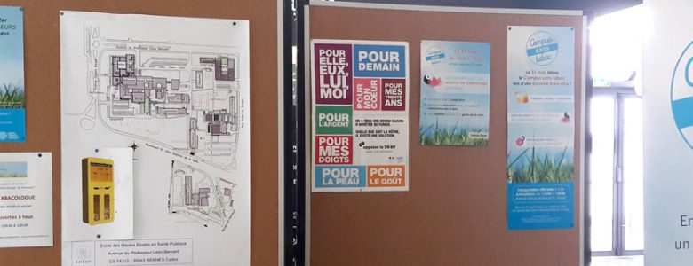 Dispositif Campus sans tabac à l'EHESP site de Rennes