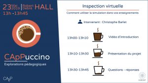 Programme CApPuccino sur l'inspection virtuelle à l'EHESP