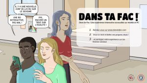 BD interactive Dans ta fac ! - réseau égalité femmes-hommes USPC