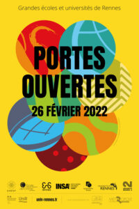 Affiche de la JPO 2022 des Universités et Ecoles membres d'UniR
