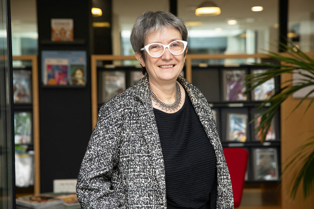 Isabelle Richard à l'EHESP, septembre 2022 - Photo : Caroline Ablain