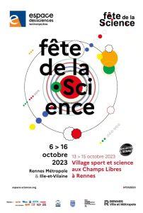 Affiche de la Fête de la science 2023 à Rennes
