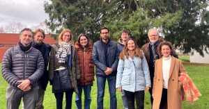 Membres de l’équipe CUSSH de Londres lors de leur visite à l’EHESP, Rennes, 2023 - Photo : EHESP