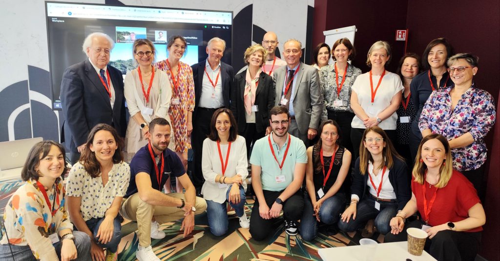 Photo de groupe des partenaires du projet de recherche Musicalise lors de la réunion de lancement à Rome, Italie le 26 mai 2025.
