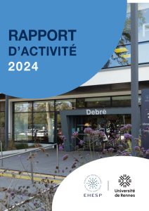 Couverture du rapport d'activité 2024 de l'EHESP