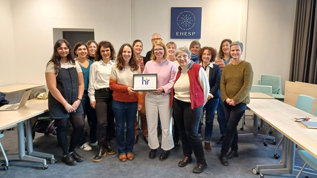 Equipes de l'EHESP mobilisées autour de la labellisation 'HR Excellence in Research' en janvier 2026 - Photo : EHESP