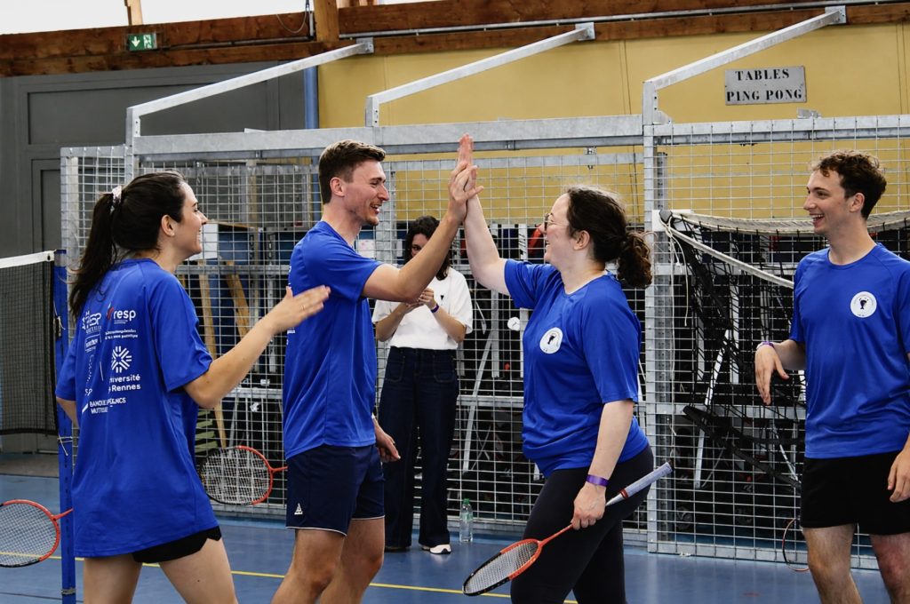 Coupe des écoles de service public 2026 – Epreuves Badminton – Photo : Doryane Merra