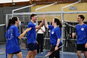 Coupe des écoles de service public 2026 – Epreuves Badminton – Photo : Doryane Merra