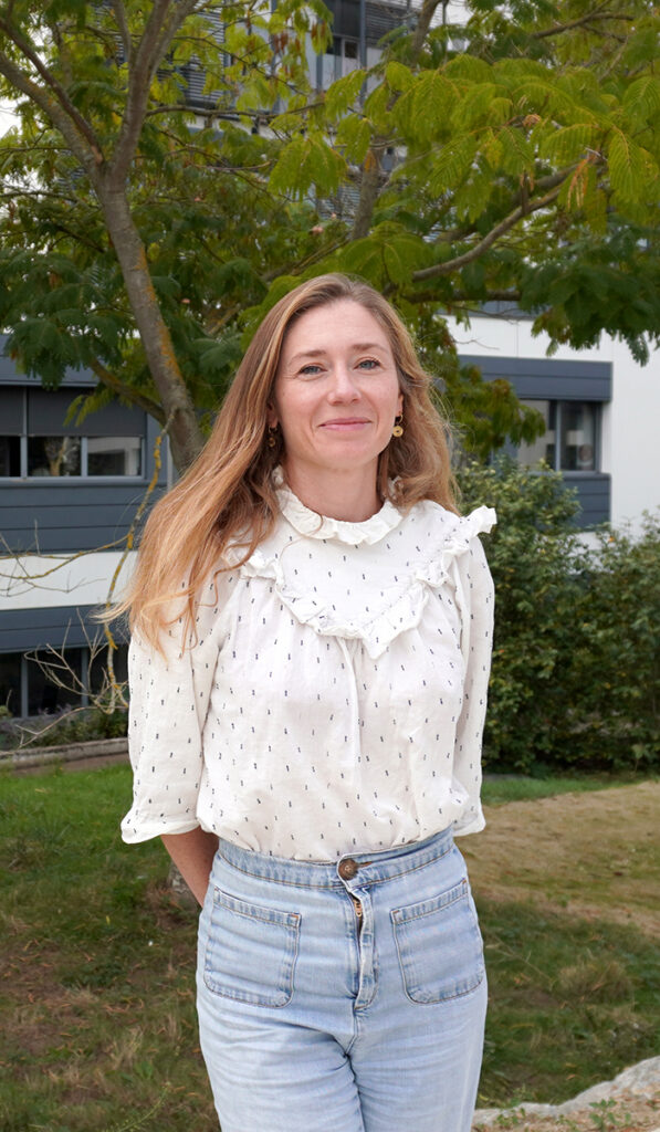 Mélanie Bertin sur le campus de l'EHESP, Rennes le 6 octobre 2026 - Photo : EHESP